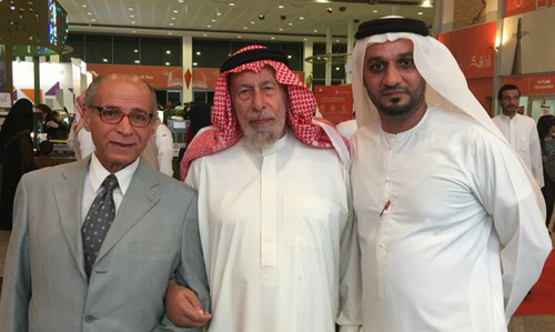 الشيخ الكبيسي في زيارة معرض الشارقة -رفد - عدنان